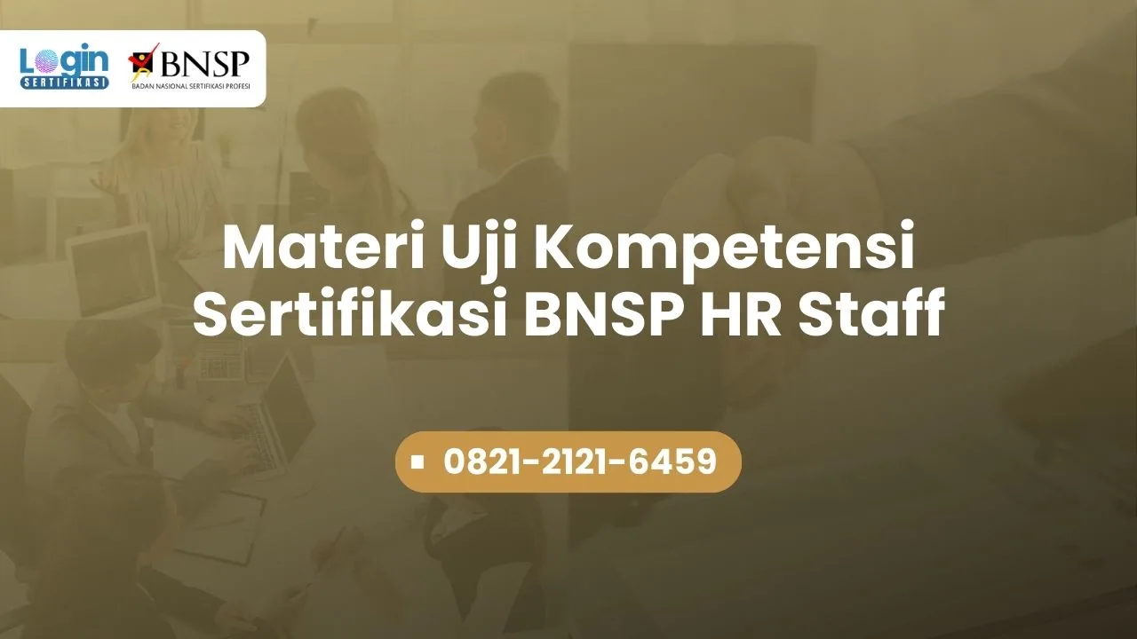 sertifikasi bnsp hr staff
