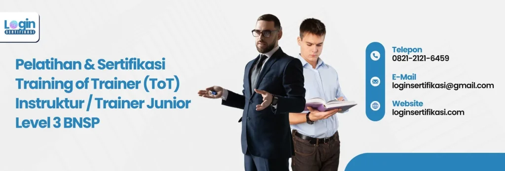 Contoh Soal Pelatihan dan Sertifikasi Instruktur Junior (ToT) Level 3