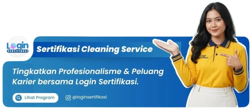Sertifikat Pelatihan Cleaning Service