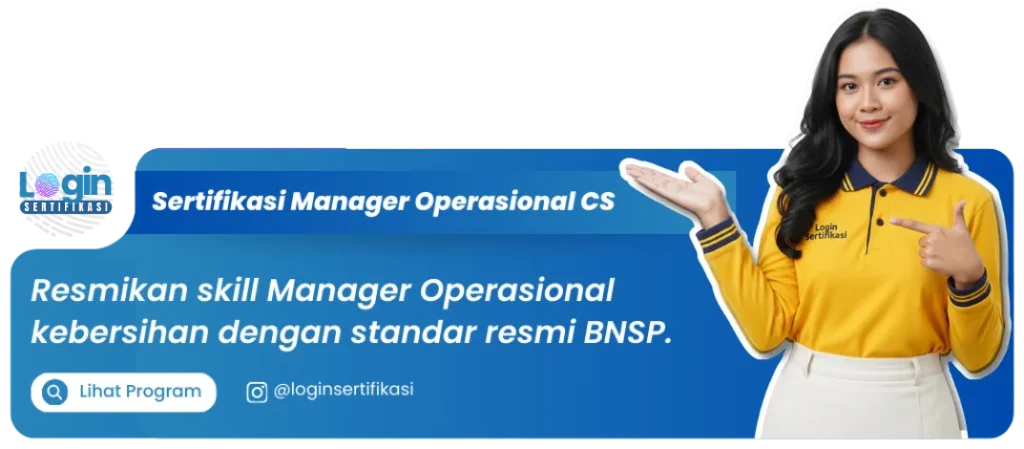 Training dan Sertifikasi Manager Area Cleaning Service