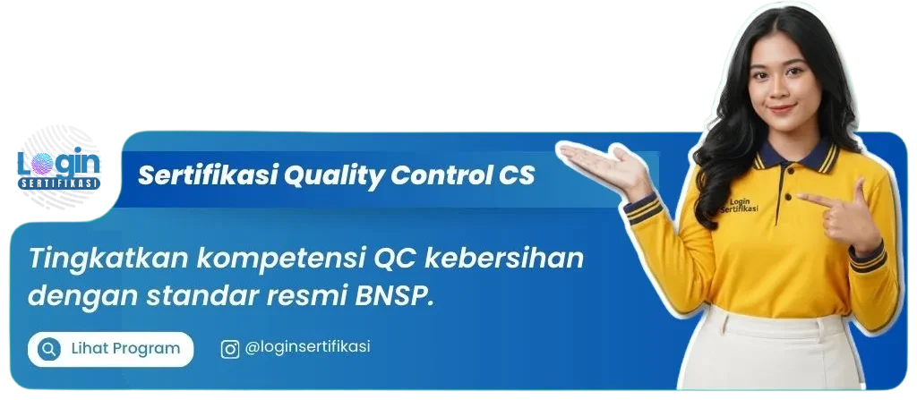 Sertifikasi Quality Control Cleaning Service BNSP