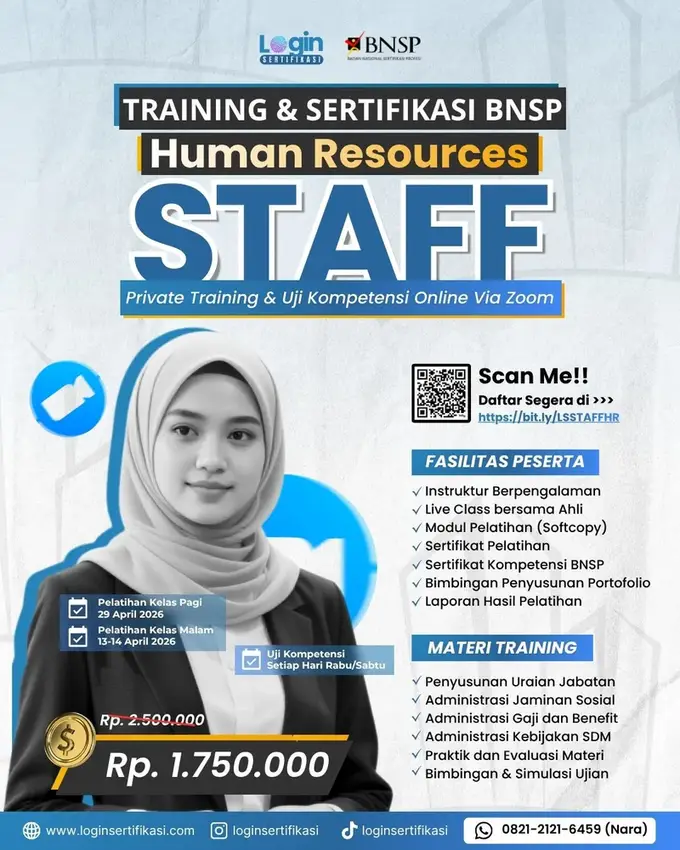 Sertifikasi HR Staff April 2026