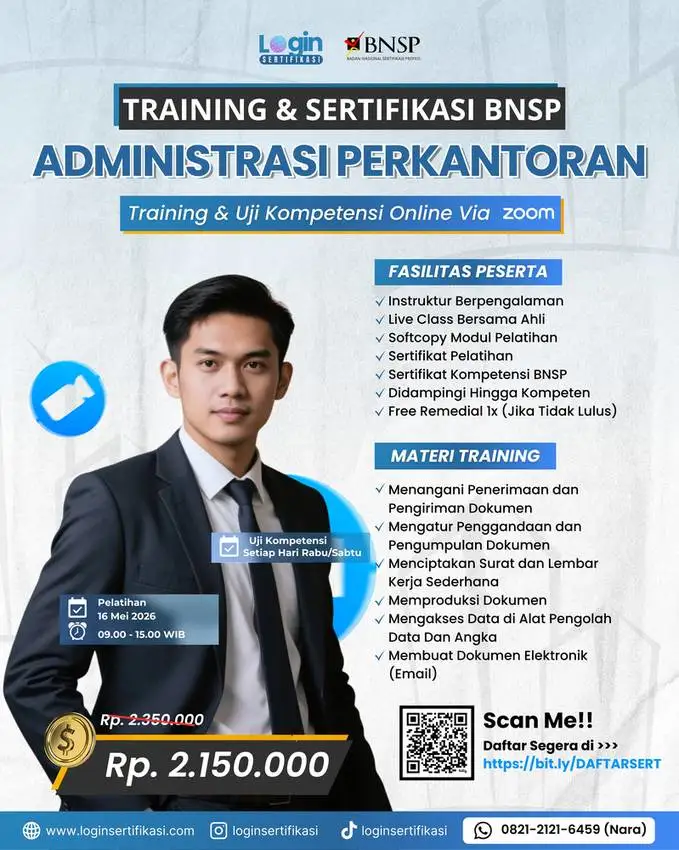 Sertifikasi BNSP AP Mei 2026