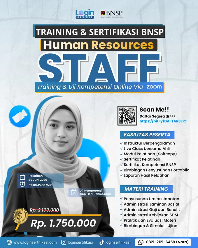 Sertifikasi HR Staff Juni 2026
